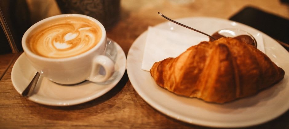 Croissant and Coffee