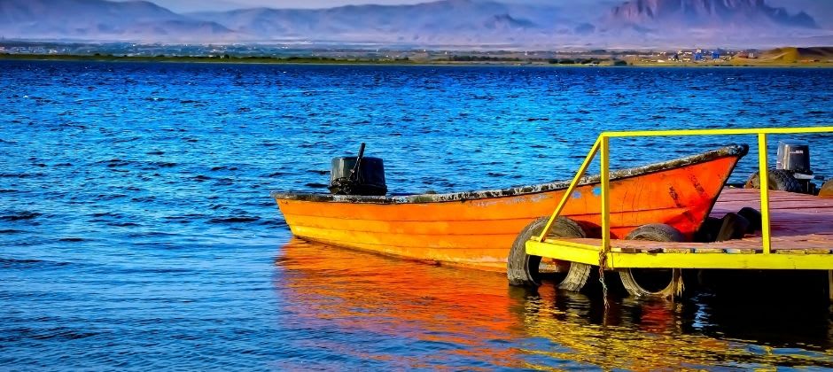 boat caspian sea